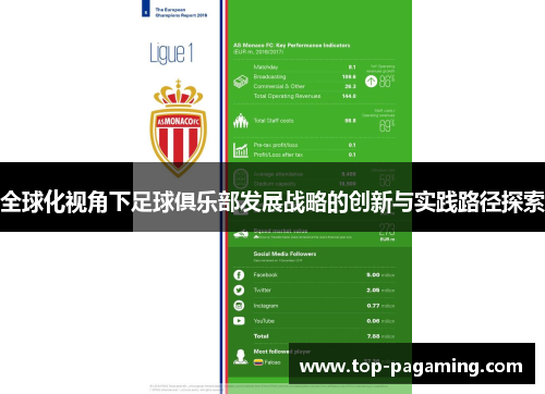 全球化视角下足球俱乐部发展战略的创新与实践路径探索